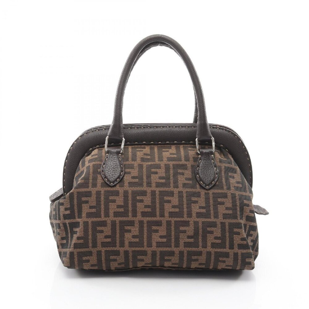 Fendi Zucca Canvas Handbag